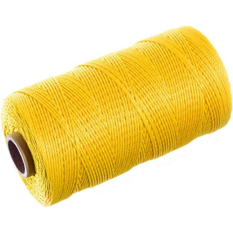 Braided Nylon Mason Line - Twine String For Marine, Masonry, Crafting,  Gardening Uses 