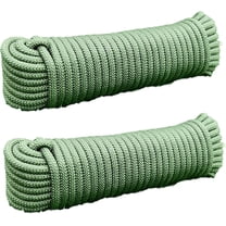 Yardly 50' Green Nylon Braided Nylon Rope