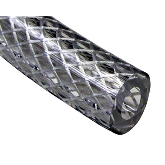 Braided PVC Tubing 0.25 in. ID x 0.5 in. OD