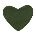 thumbnail image 1 of Braided Placemats，Heavy Cotton Polyester Washable Heart Table Mats for Dining Tables，Non Slip Heat Resistant Army Green, 1 of 6