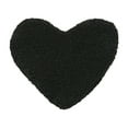 thumbnail image 1 of Braided Placemats，Heavy Cotton Polyester Washable Heart Table Mats for Dining Tables，Non Slip Heat Resistant Black, 1 of 6