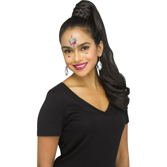 Genie Pony Tail Wig (Black)