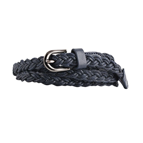 Braided Rope Belt for Women Vintage Style Adjustable Waistband Dress Pants Accessory