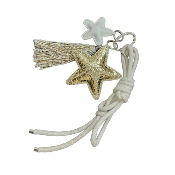 Braided Rope Keychain Bag DecorationsCha--Car Keyring Trendy Bag Accessories Backpack Pendant Charm for Purse Bag