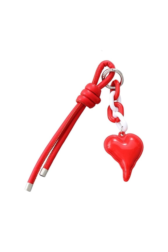 Braided Rope Keychain Bag DecorationsCha--Car Keyring Trendy Bag Accessories Backpack Pendant Charm for Purse Bag