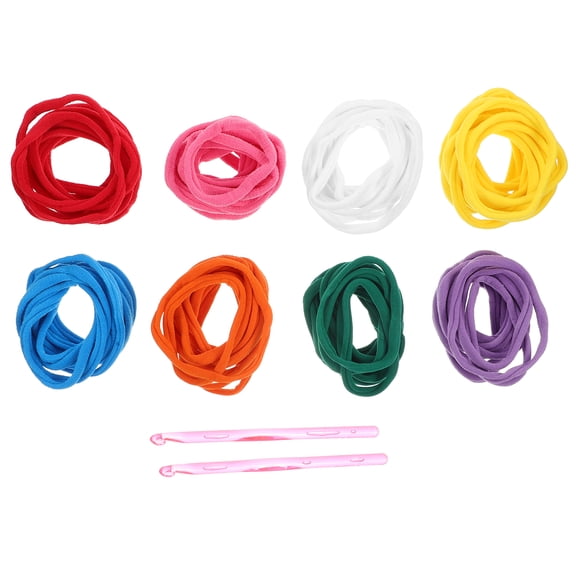 Braided Rope Toys Crochet Hook Potholder Loom Hand-knitted Loop Handmade Crafts Stretch Refills Holders Child