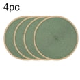 thumbnail image 1 of Braided Round Placemats 15 Inch Woven Table Mats Non- Washable Thin Edge Place Mats for Kitchen Dining Table Decor - Heat Resistant Placemats for Dining Outdoors Parties Use, 1 of 7