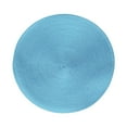 thumbnail image 1 of Braided Round Placemats Set of 4, Woven Washable Non-Slip Table Mats for Kitchen Dining,15'' Non Slip Heat Resistant Place Mats,Plastic Place Mats for Farmhouse Decor and Kitchen Table Decor(Z2-Blue), 1 of 4