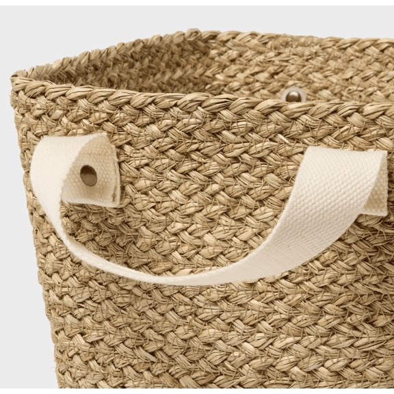 Braided Seagrass Rectangular Basket - Brightroom