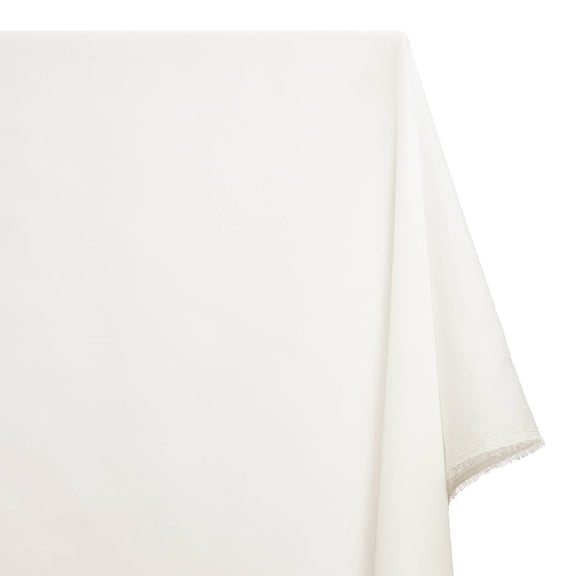 Braided Shadow Extra Wide Sheer Polyester Dobby Fabric By The Yard For Sewing Curtains, & Décor, Drapery - Off White (1 Yard)