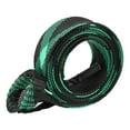 thumbnail image 1 of Braided Sleeve Expandable Casting Fishing Rod Pole Cover Protector (Black and Green Cross), 1 of 8