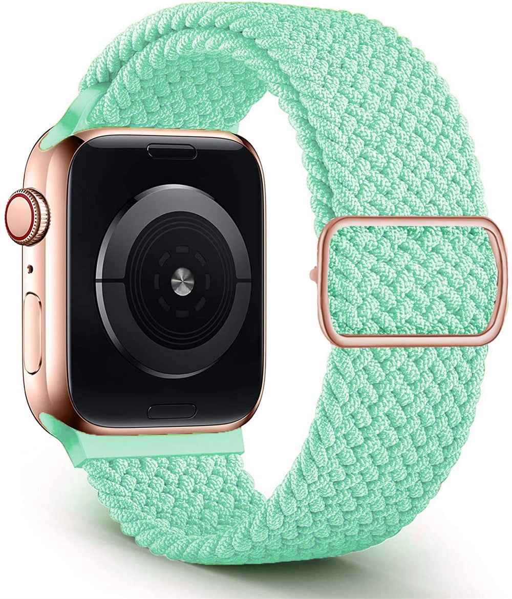 Apple Silicone Solo Loop Band - Mint Green SOLOLUP Solo Loop Strap for iWatch Ultra Series 9 8 7 6 5 4  main image 3