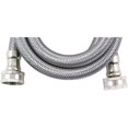 thumbnail image 1 of Braided Stainless Steel Washing Machine Hose - 48 in., 1 of 1