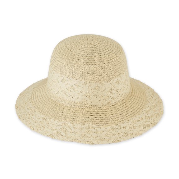 Braided Sun Hat - Beige