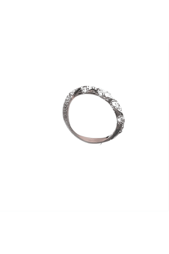 Braided Twist Open Ring for Women, Adjustable Stackable Index Finger Band, Minimalist Knotted Rope Jewelry for Daily Wear & Gifting
