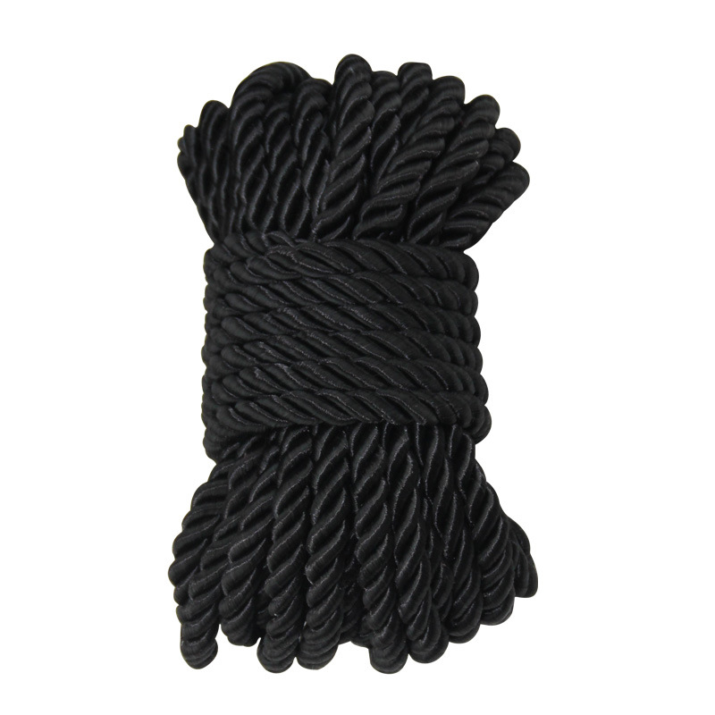 Braided Twisted Silk Ropes 8mm Diameter Soft Solid Braided Twisted