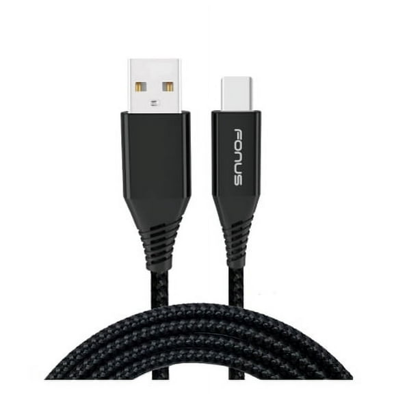 Braided Type-C 6ft Long USB Cable Charger Power Cord P8X Compatible With Samsung Galaxy S10e S10+ S10 (S10 Plus)