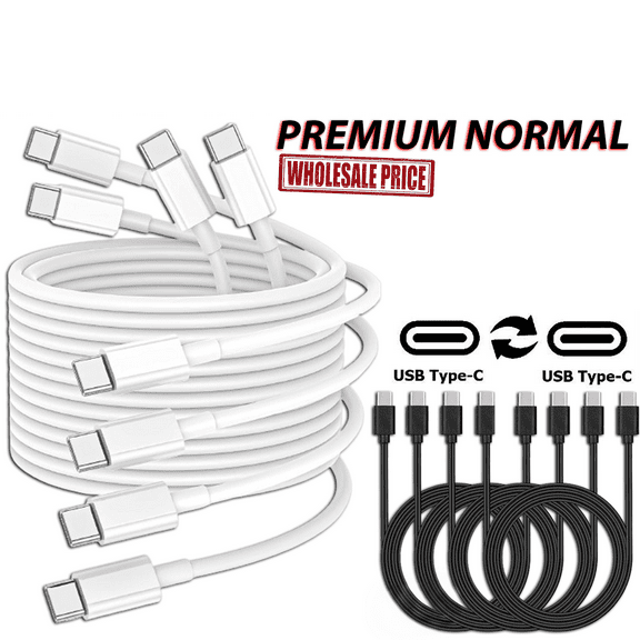 Braided USB C to USB C Cable, [3/6/10 FT] Fast Charging & Data Sync Cord, 60W Nylon USB-C Cable for MacBook Pro, iPad Pro, Samsung Galaxy, Switch, Steam Deck (1/3/10 Pack)