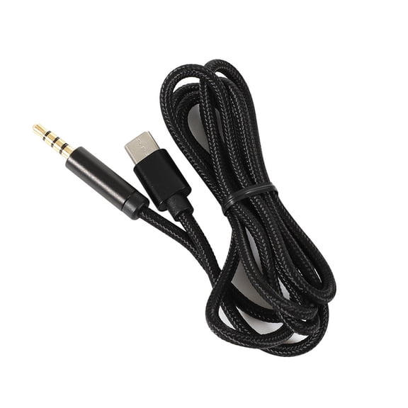 Braided USB C to 3.5mm Connection Cable for Car Auditory Devices And Music Play Adapter Cable
