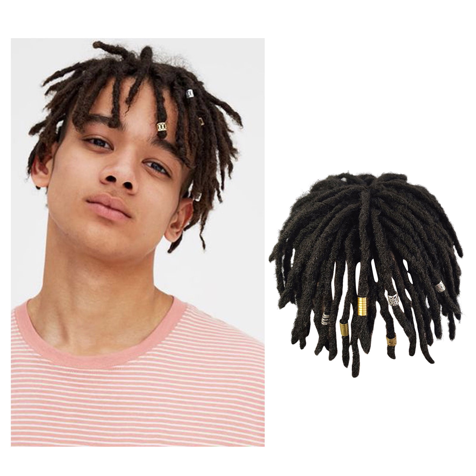 Braided Wigs For Men Black Crochet Braids Wigs Dreadlocks Wig