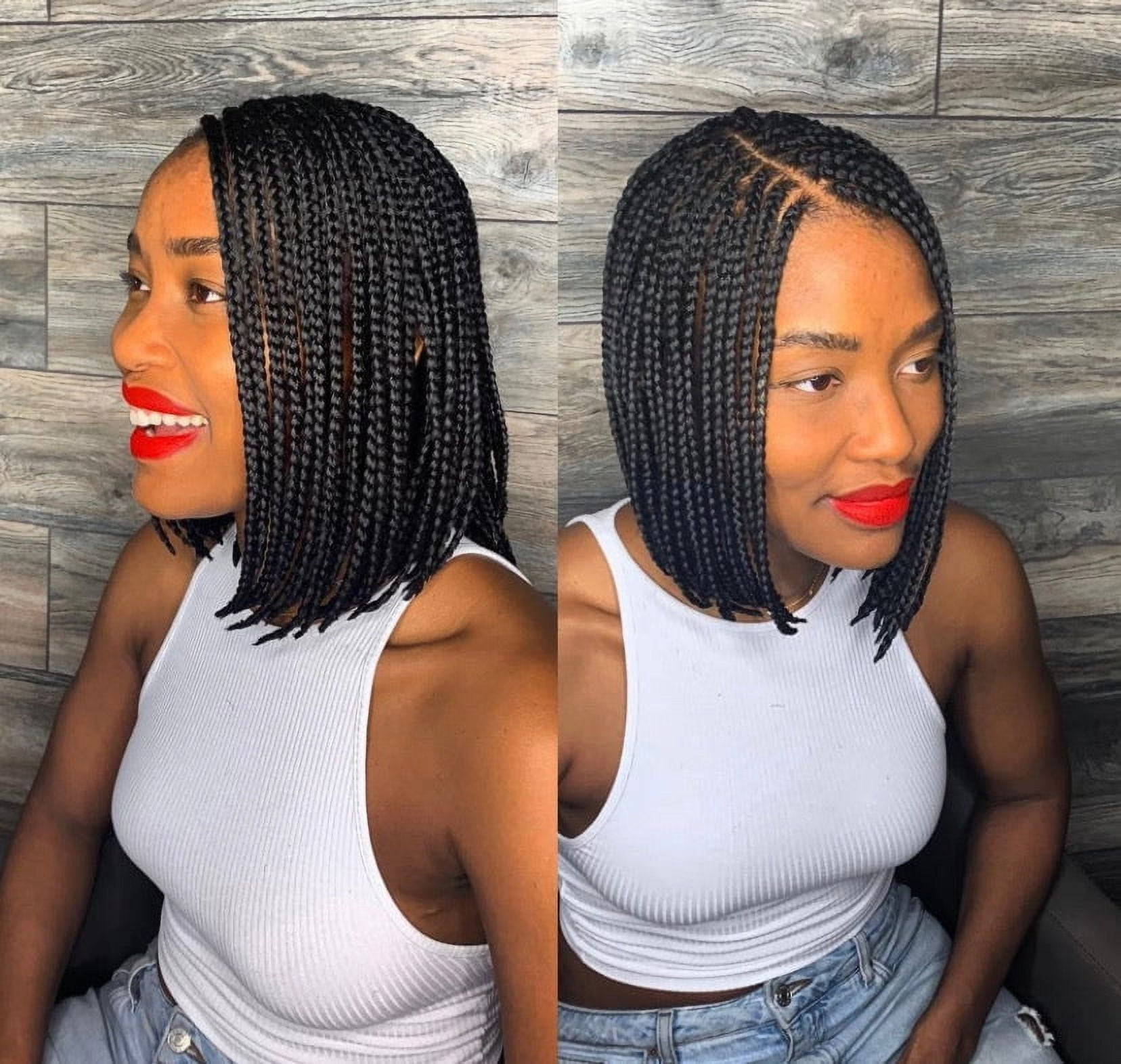 Braided bob sheshopperhairs hand braided bob wig braid wig glueless hand braided wig super lightweight braids wigs