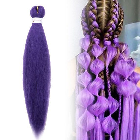 Braiding Hair - 20 Inch Gradient Color Pre-Stretched Braids, Hot Water Setting, Synthetic Extensions for Box Braids, Crochet Styles, Lightweight, Halloween, Christmas, Thanksgiving Makeup Organizers