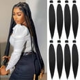 Braiding Hair,26 Inch 8 Packs Long Pre Stretched Braiding Hair