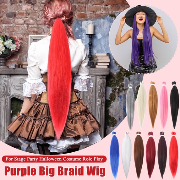 Braiding Hair 26 Inch Pre stretched Braiding Hair Extension Hot Water Setting Synthetic Hair Pre Stretched Crochet Braids Hai