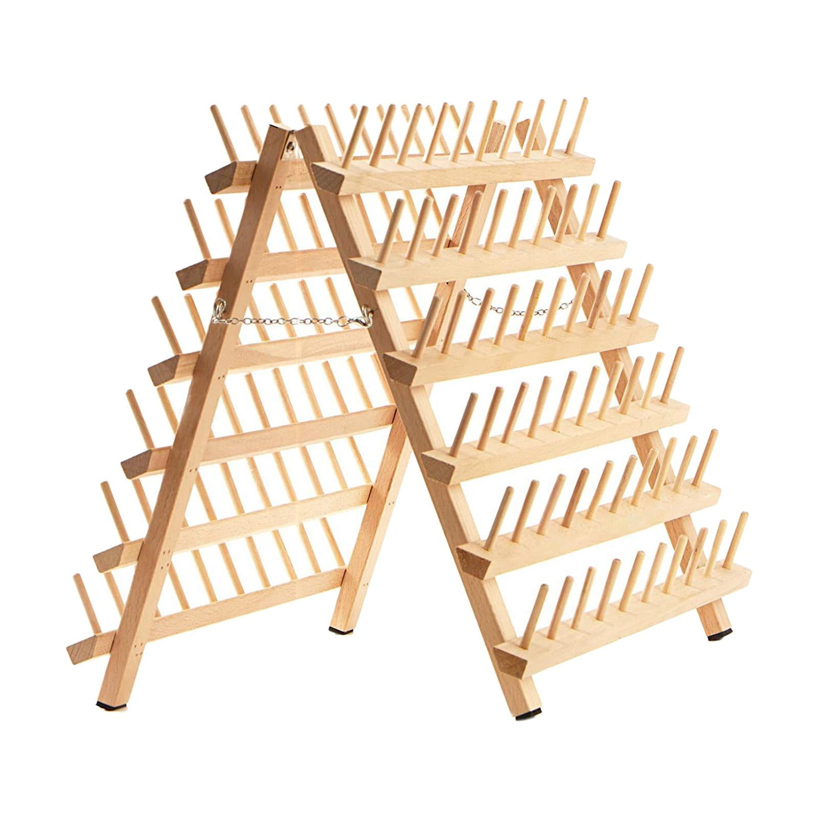 Unbranded Wooden Sewing Spool Racks for sale