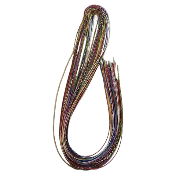 Braiding Rope Strings - Fashion Hair Accessories for Cosplay Costume Styling, Decorative Hair Strands, Lightweight Fabric Dreadlock Wrap, Multi Thickness DIY Hair Decoration for Makeup Organizers