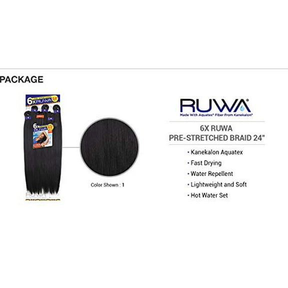 Braids XPRESSION 6X Ruwa Pre-Stretched Braid 24" (1-PACK, 2)