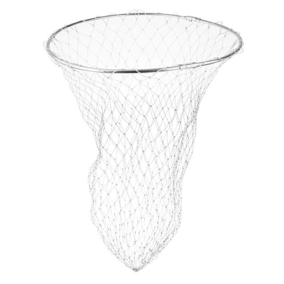 Brail Fishing Landing Net Head Stainless Steel Ring Tackles 50cm