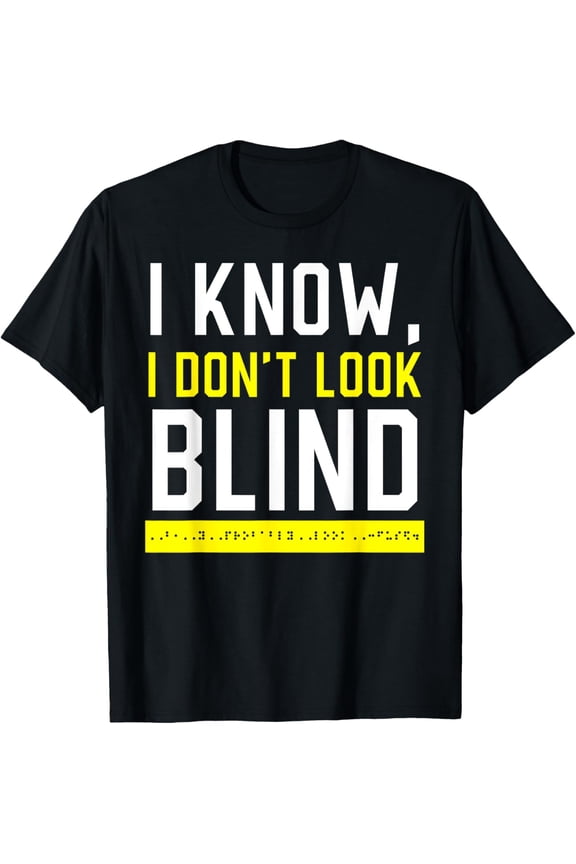 Braille Blind Awareness Visually Impaired Disability T-Shirt mens t shirt,black,women,funny,misfits,men,journey