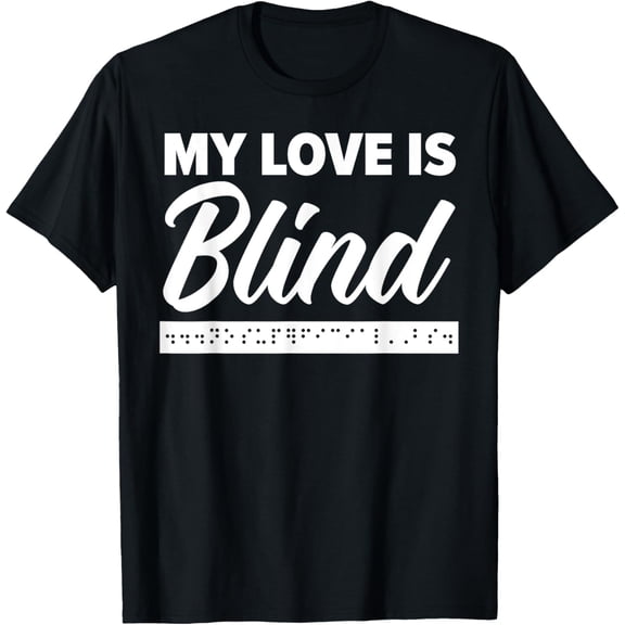 Braille Blind Awareness Visually Impaired Disability T-Shirt