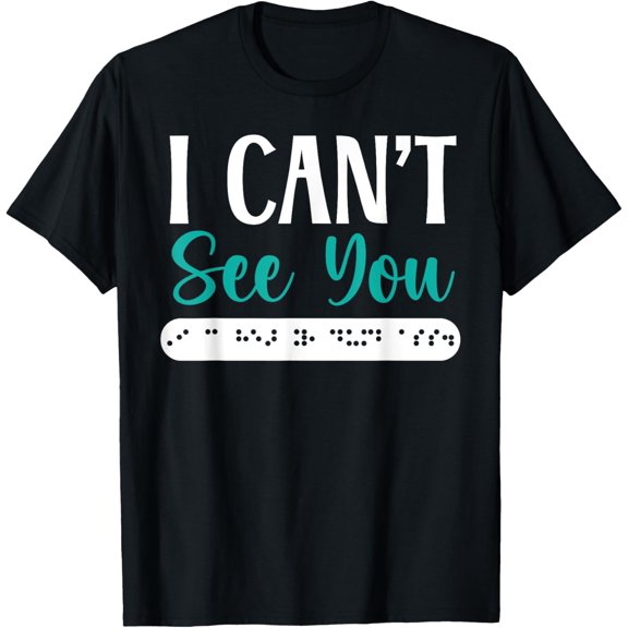 Braille Blind Awareness Visually Impaired Disability T-Shirt