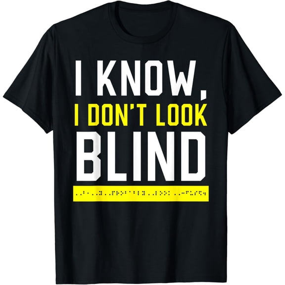 Braille Blind Awareness Visually Impaired Disability T-Shirt