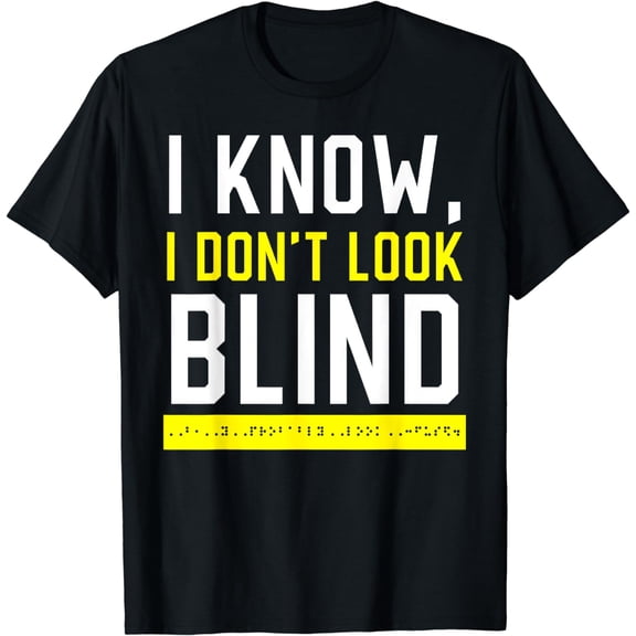 Braille Blind Awareness Visually Impaired Disability T-Shirt