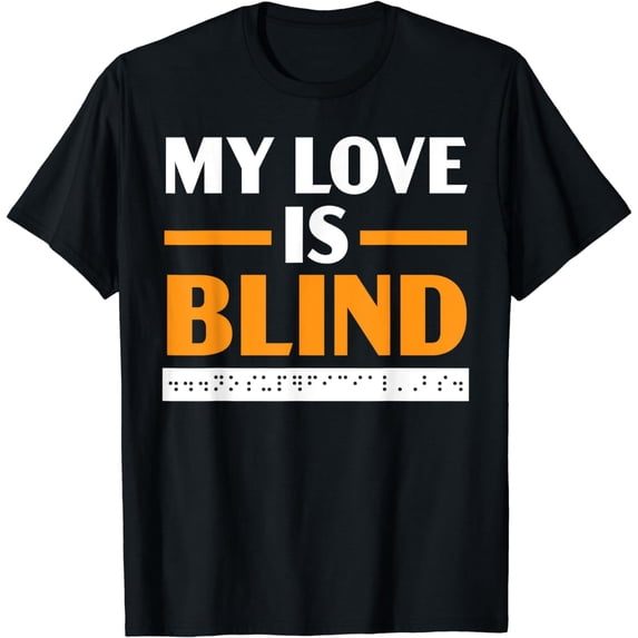 Braille Blind Awareness Visually Impaired Disability T-Shirt