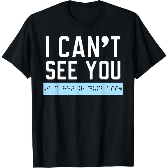Braille Blind Awareness Visually Impaired Disability T-Shirt