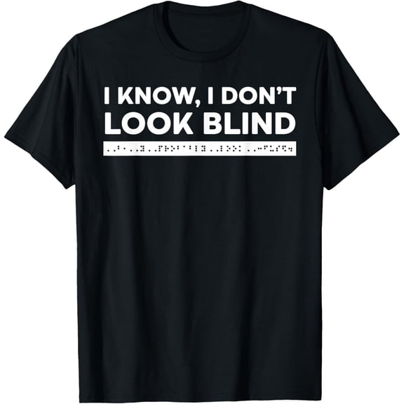 Braille Blind Awareness Visually Impaired Disability T-Shirt