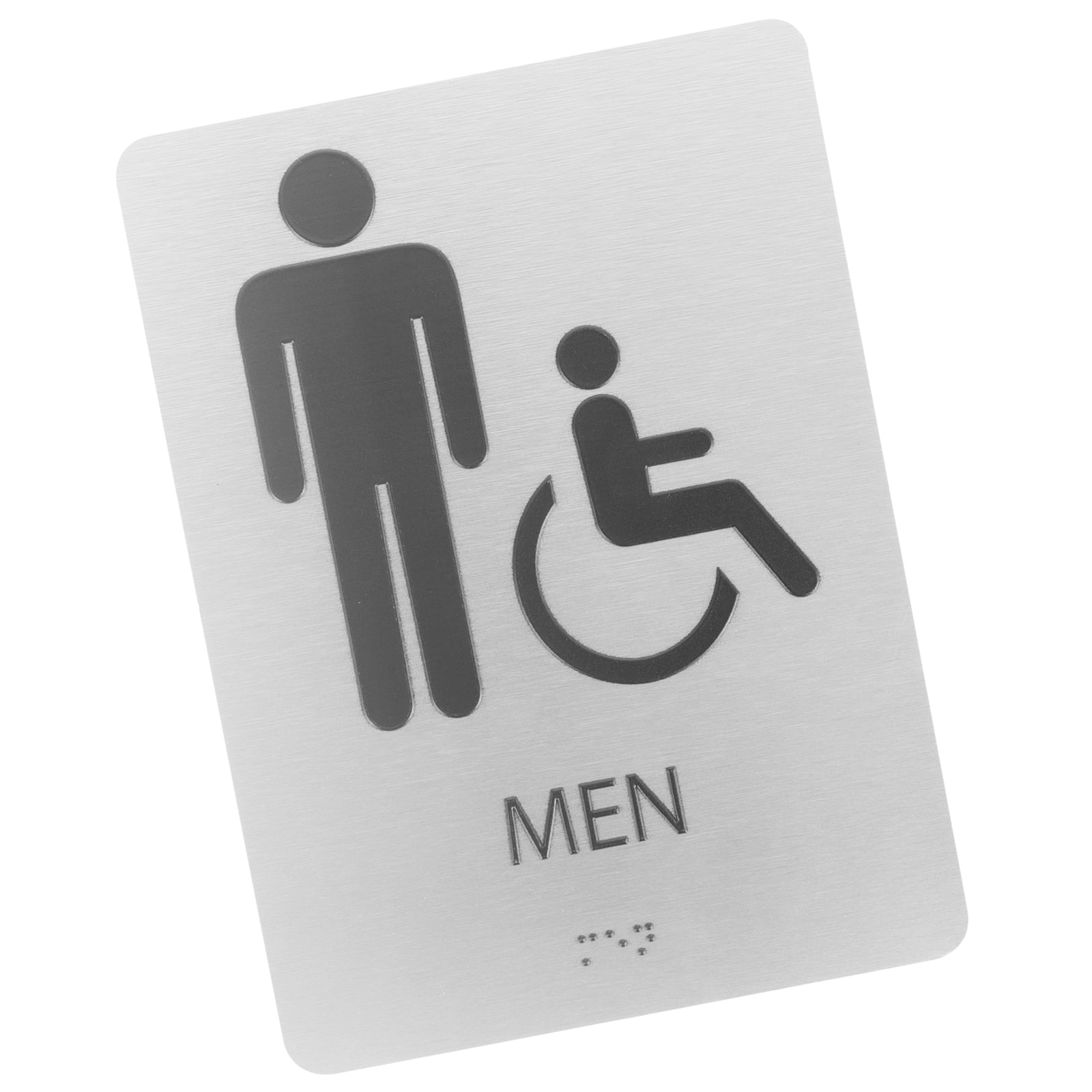 Braille Signage Handicap Restroom Ada Men Bathroom Signs Mens Washroom