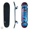 thumbnail image 1 of Braille Skateboarding - Retro Black & Pink, 31” x 7.75” Complete Skateboard, with 7-Ply Maple Deck and Abec-7 bearings, 1 of 7