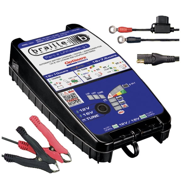 Braille TM-661 12.8V Optimate Lithium Battery Charger/Maintainer