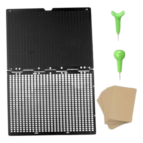 Braille Writing Board Braille Slate Learning Supplies Durable Plastic Material for Men Women Beginners Classroom Use