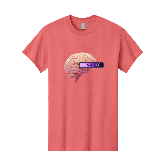 Brain-180 Mens Graphic Tee, 100% Cotton, Casual Summer Wear BAA201