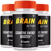 Brain Actives - Nootropic Supplement Cognitive Support Supplement 3 Pack