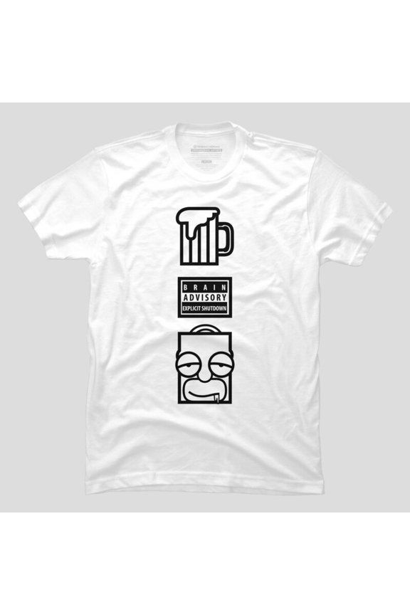 Brain Advisory Explicit Shutdown Funny Overload T-shirt M2981565, Up to Size 5XL