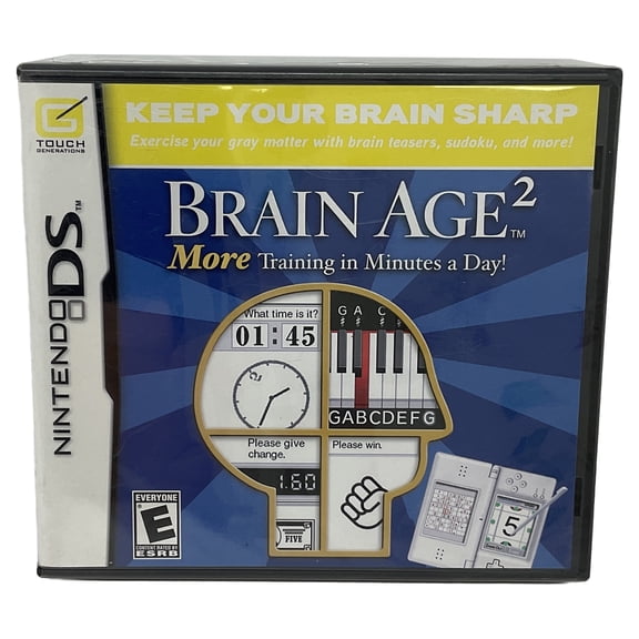 Brain Age 2: More Training in Minutes a Day - Nintendo DS