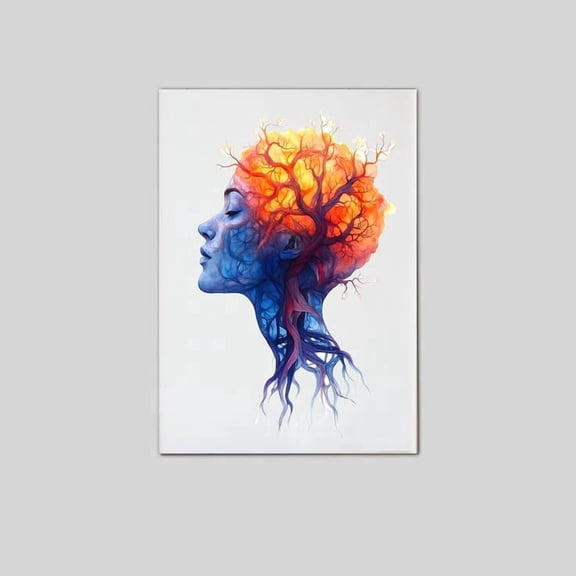 Brain And Nervous System Watercolor Art Prints Set, Neuroscience Artwork, Clinic Decoration Printable Poster Size 24''x36'' The Golden Shop