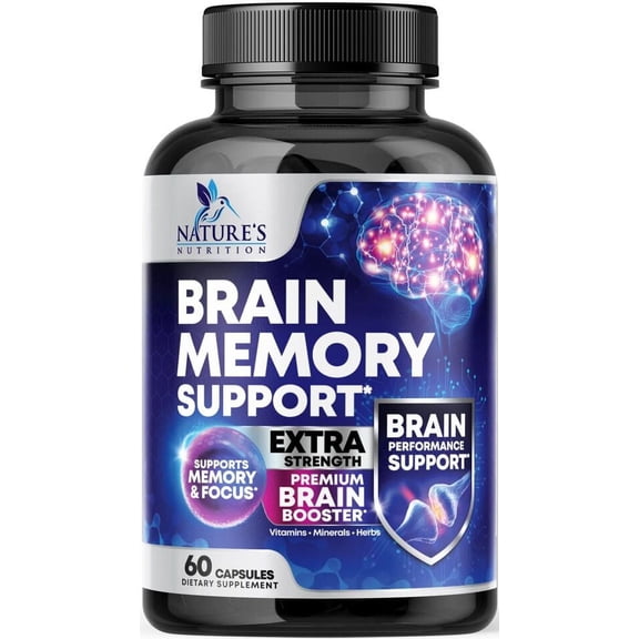 Brain Booster Nootropic Supplement 1000mg 60 Capsule